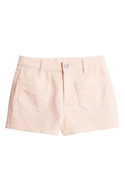 Nordstrom Kids' Stretch Twill Shorts In Pink English