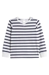 NORDSTROM NORDSTROM KIDS' STRIPE LONG SLEEVE COTTON T-SHIRT