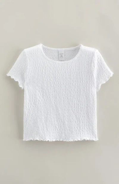 Nordstrom Kids' Textured T-shirt In White