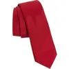 Nordstrom Kids' Ugo Solid Satin Tie In Red Ugo Satin