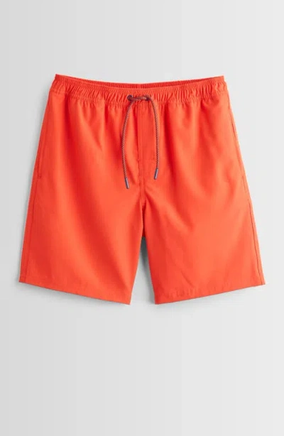Nordstrom Kids' Volley Swim Trunks In Red Alert