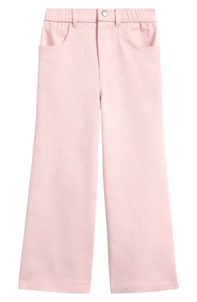 Nordstrom Kids' Wide Leg Jeans In Pink Lotus