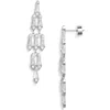 Nordstrom Kite Cubic Zirconia Chandelier Drop Earrings In Clear- Silver