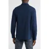 Nordstrom Knit Button-up Shirt In Blue