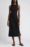 Nordstrom Moonlight Rib Tank Nightgown In Black