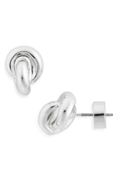 Nordstrom Knot Stud Earrings In Metallic
