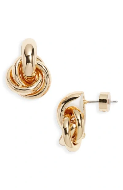 Nordstrom Knotted Stud Earrings In Gold