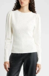 Nordstrom Lacy Open Stitch Sweater In Animal Print