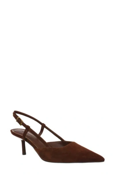 Nordstrom Lana Pointed Toe Slingback Pump In Brown
