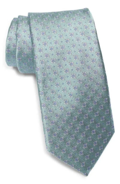 Nordstrom Landon Neat Silk Jacquard Tie In Blue