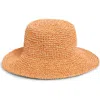 Nordstrom Lantern Packable Straw Bucket Hat In Orange
