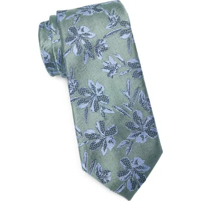 Nordstrom Lanus Floral Silk Tie In Green