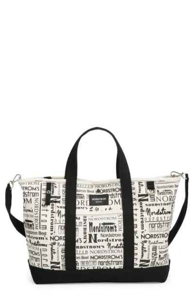 Nordstrom Large 125th Anniversary Structured Tote In White