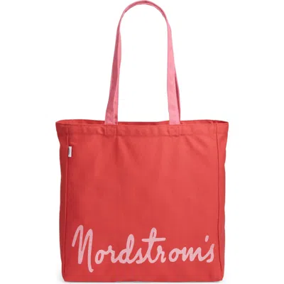 Nordstrom Large 125th Anniversary Tote In Red