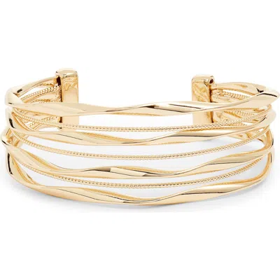 Nordstrom Layered Cuff Bracelet In Gold