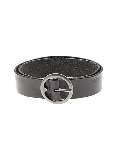 Pre-owned Nordstrom Leather Belt In Black