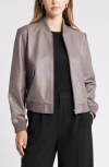 Nordstrom Leather Bomber Jacket