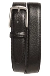 Nordstrom Leland Leather Belt In Black