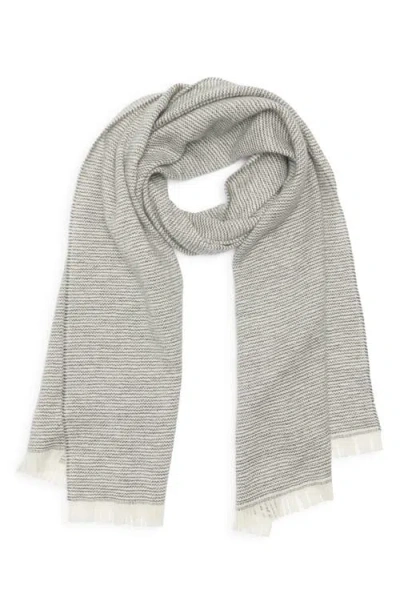 Nordstrom Lightweight Wool & Cashmere Wrap In Gray