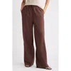 Nordstrom Linen Blend Drawstring Pants In Brown