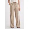 Nordstrom Linen Blend Drawstring Pants In Neutral