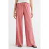 Nordstrom Linen Blend Drawstring Pants In Pink