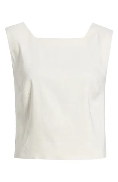 Nordstrom Linen Blend Shell Top In White