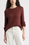Nordstrom Linen Blend Sweater In Brown
