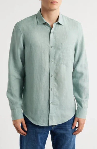 Nordstrom Linen Button-up Shirt In Multi