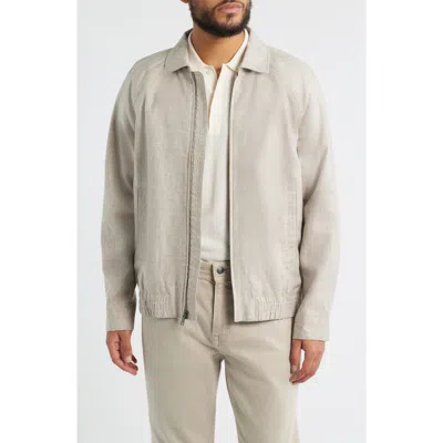 Nordstrom Linen Harrington Jacket In Multi