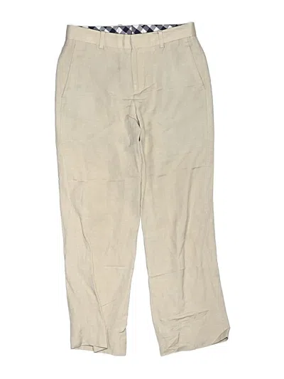 Pre-owned Nordstrom Kids' Linen Pants In Tan
