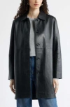 Nordstrom Long Leather Jacket In Multi