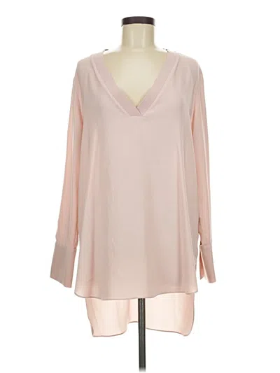 Pre-owned Nordstrom Long Sleeve Blouse In Pink