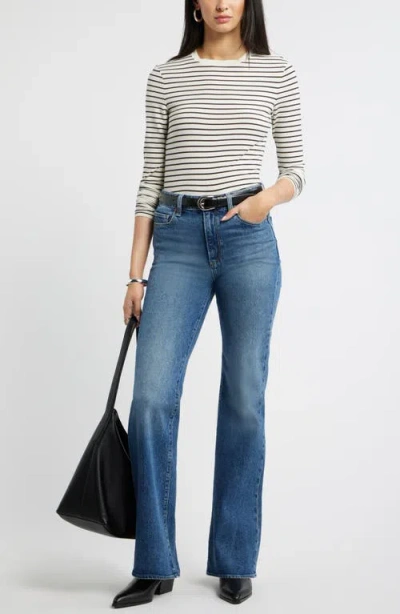 Nordstrom Long Sleeve Crewneck T-shirt In Blue