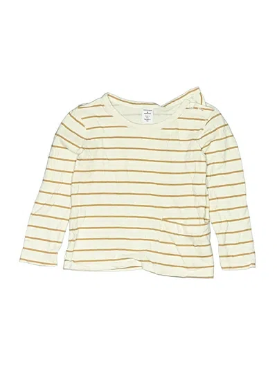 Pre-owned Nordstrom Kids' Long Sleeve Henley Shirt In Yellow
