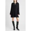 Nordstrom Long Sleeve Minidress In Black