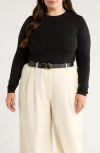 Nordstrom Long Sleeve T-shirt In Black