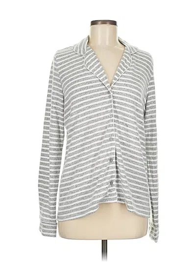 Pre-owned Nordstrom Long Sleeve Top Gray Cowl Neck Tops