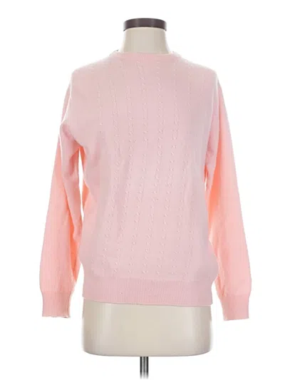 Pre-owned Nordstrom Long Sleeve Top Pink Turtleneck Tops