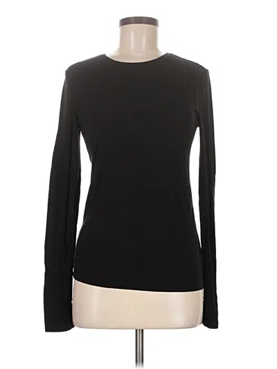 Pre-owned Nordstrom Long Sleeve T-shirt In Black