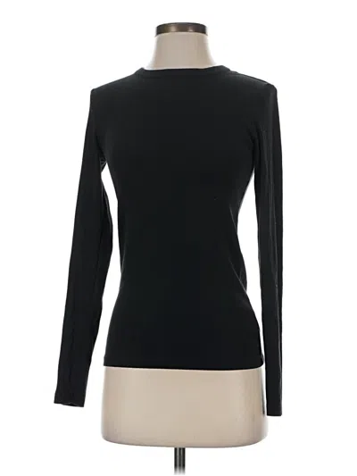 Pre-owned Nordstrom Long Sleeve T-shirt In Black