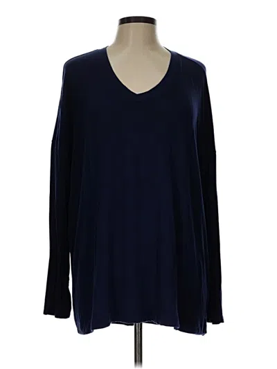 Pre-owned Nordstrom Long Sleeve T-shirt In Blue