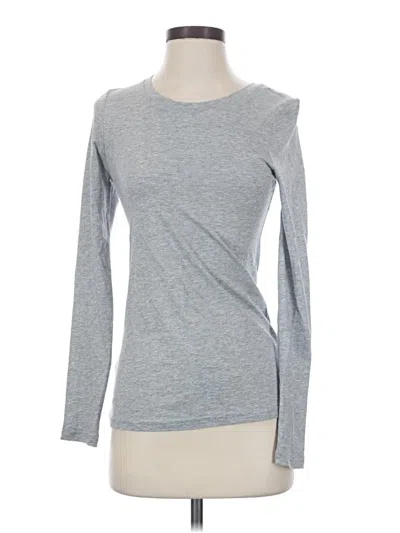 Pre-owned Nordstrom Long Sleeve T-shirt In Gray