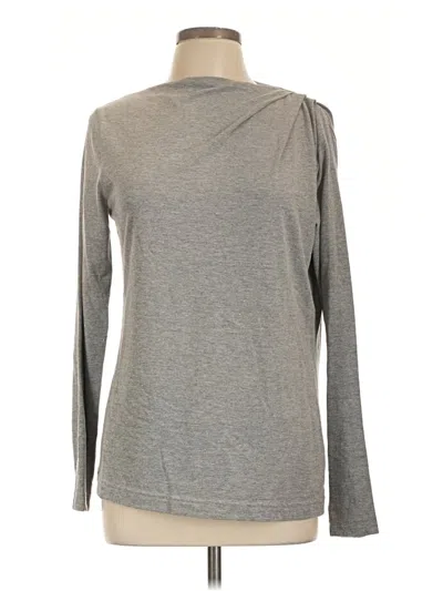 Pre-owned Nordstrom Long Sleeve T-shirt In Gray