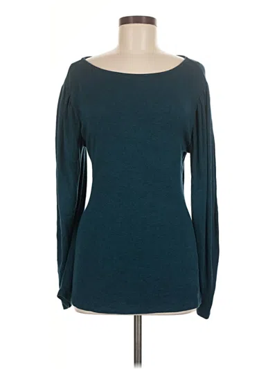 Pre-owned Nordstrom Long Sleeve T-shirt In Teal