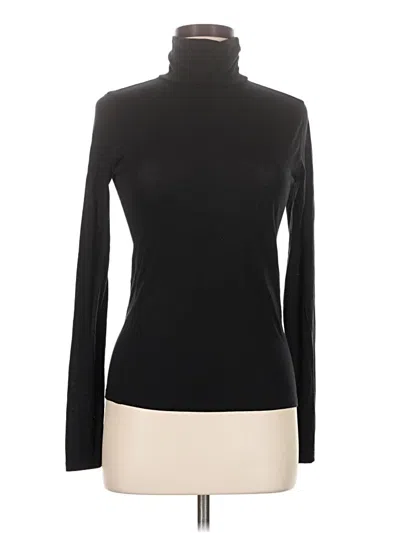 Pre-owned Nordstrom Long Sleeve Turtleneck In Black