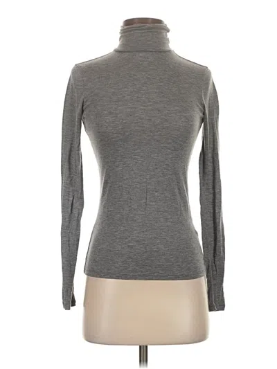 Pre-owned Nordstrom Long Sleeve Turtleneck In Gray