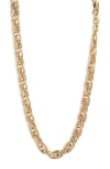 Nordstrom Luxe Double Curb Chain Necklace In Gold