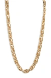 Nordstrom Luxe Double Curb Chain Necklace In Gold
