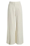 Nordstrom Luxe Pinstripe Wide Leg Pants
